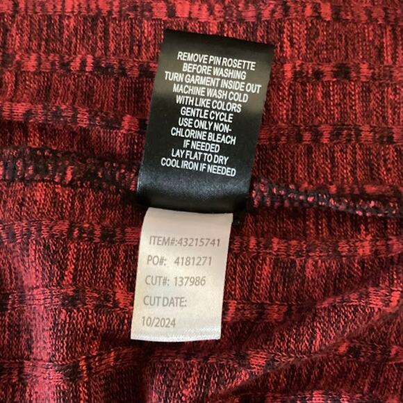 Torrid Midi Surplice Wrap Dress Women Size 1X -14/16 in Jester Red - Picture 9 of 9